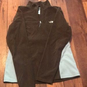 EUC north face half zip size XL